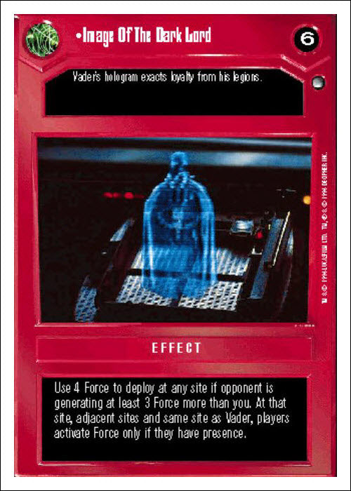 Star Wars CCG | Image Of The Dark Lord - Hoth WB | The Nerd Merchant