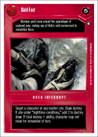 Star Wars CCG | Cold Feet - Hoth WB | The Nerd Merchant