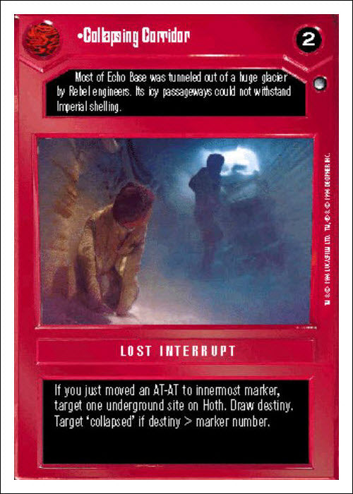 Star Wars CCG | Collapsing Corridor - Hoth WB | The Nerd Merchant