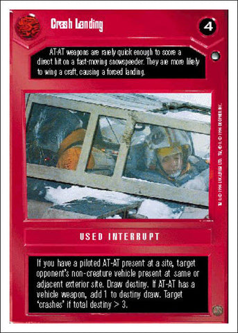 Star Wars CCG | Crash Landing - Hoth WB | The Nerd Merchant