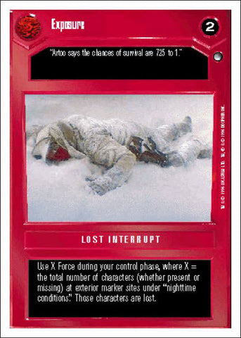 Star Wars CCG | Exposure - Hoth WB | The Nerd Merchant