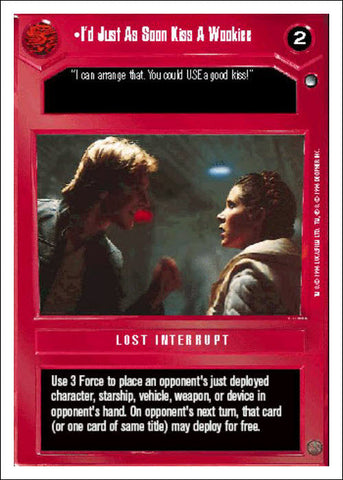 Star Wars CCG | I'd Just As Soon Kiss A Wookiee - Hoth WB | The Nerd Merchant