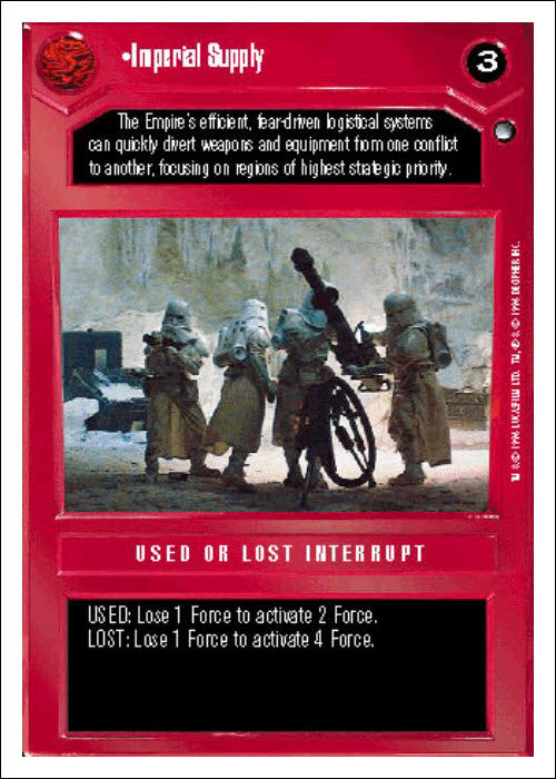 Star Wars CCG | Imperial Supply - Hoth WB | The Nerd Merchant