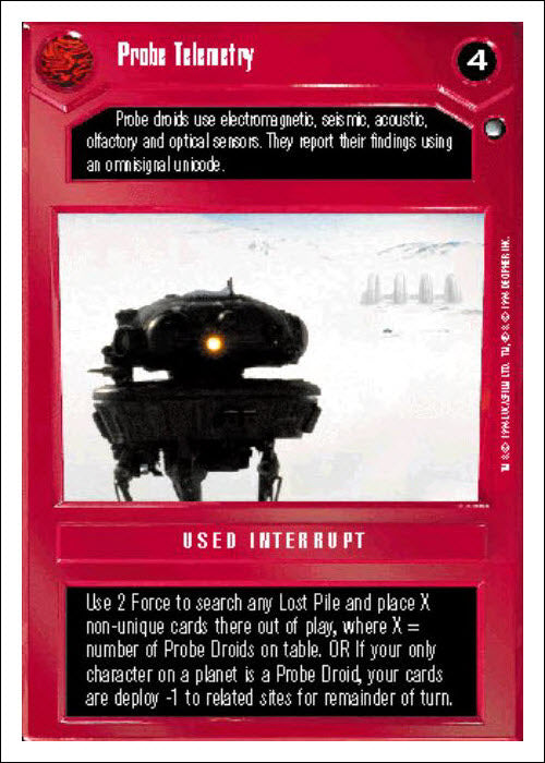 Star Wars CCG | Probe Telemetry - Hoth WB | The Nerd Merchant