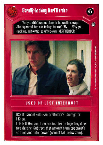 Star Wars CCG | Scruffy-Looking Nerf Herder - Hoth WB | The Nerd Merchant