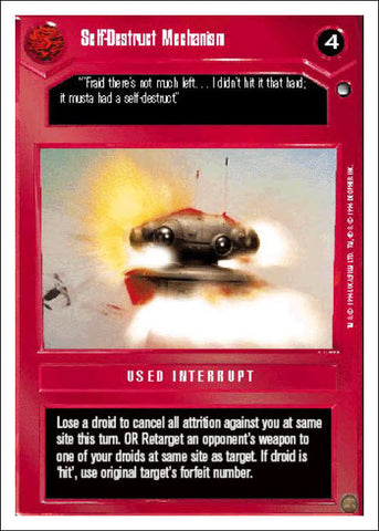 Star Wars CCG | Self-Destruct Mechanism - Hoth WB | The Nerd Merchant