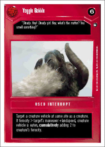 Star Wars CCG | Yaggle Gakkle - Hoth WB | The Nerd Merchant