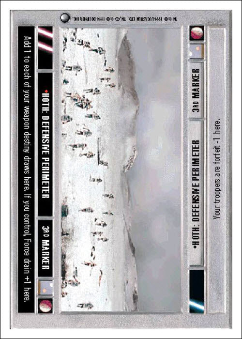 Star Wars CCG | Hoth: Defensive Perimeter [Dark] - Hoth WB | The Nerd Merchant