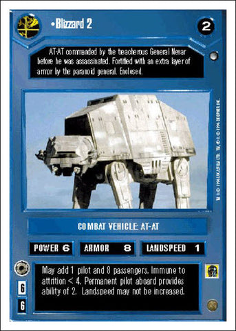 Star Wars CCG | Blizzard 2 - Hoth WB | The Nerd Merchant