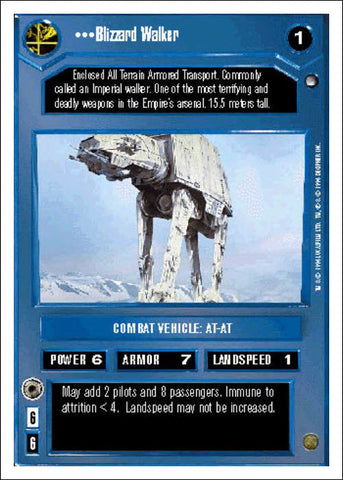 Star Wars CCG | Blizzard Walker - Hoth WB | The Nerd Merchant