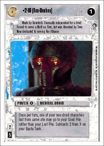 Star Wars CCG | 2-1B (Too-Onebee) - Hoth WB | The Nerd Merchant