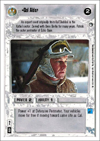 Star Wars CCG | Cal Alder - Hoth WB | The Nerd Merchant