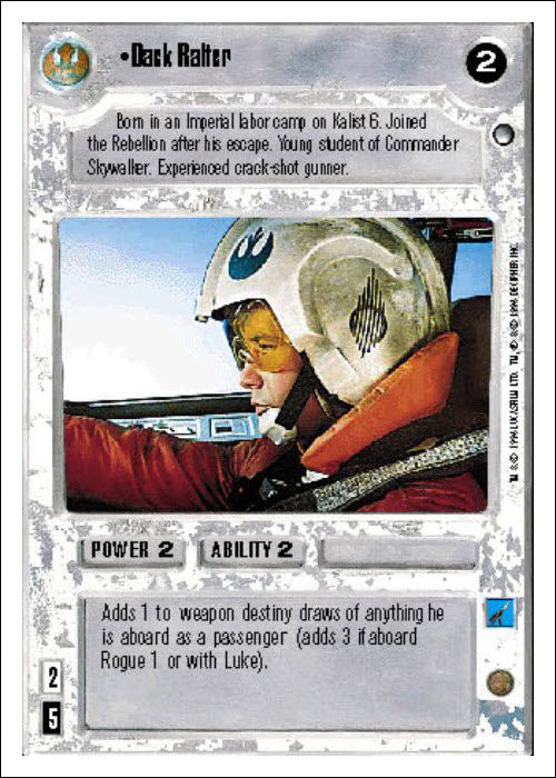 Star Wars CCG | Dack Ralter - Hoth WB | The Nerd Merchant