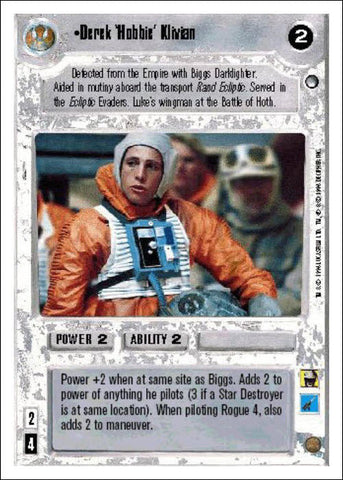 Star Wars CCG | Derek 'Hobbie' Klivian - Hoth WB | The Nerd Merchant