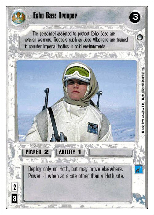 Star Wars CCG | Echo Base Trooper - Hoth WB | The Nerd Merchant