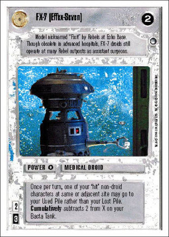 Star Wars CCG | FX-7 (Effex-Seven) - Hoth WB | The Nerd Merchant