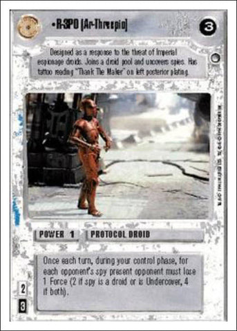 Star Wars CCG | R-3PO (Ar-Threepio) - Hoth WB | The Nerd Merchant