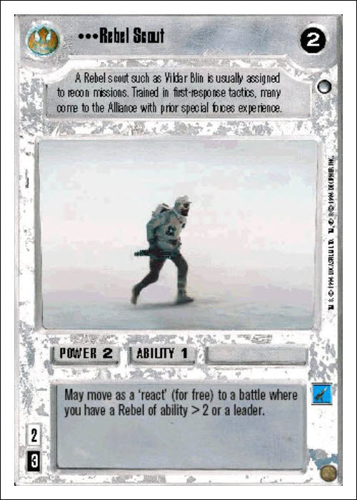 Star Wars CCG | Rebel Scout - Hoth WB | The Nerd Merchant