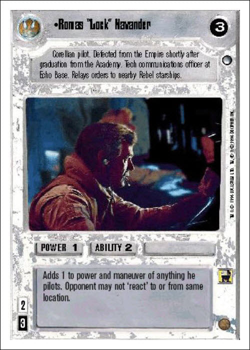 Star Wars CCG | Romas "Lock" Navander - Hoth WB | The Nerd Merchant