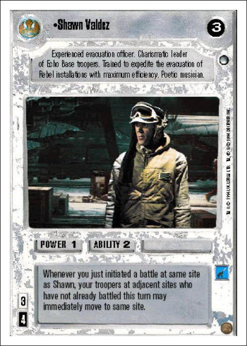 Star Wars CCG | Shawn Valdez - Hoth WB | The Nerd Merchant