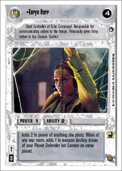 Star Wars CCG | Toryn Farr - Hoth WB | The Nerd Merchant