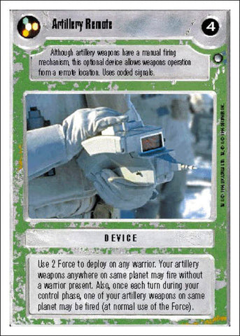 Star Wars CCG | Artillery Remote - Hoth WB | The Nerd Merchant