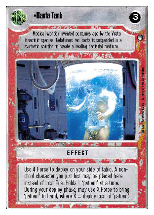 Star Wars CCG | Bacta Tank - Hoth WB | The Nerd Merchant