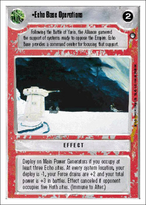 Star Wars CCG | Echo Base Operations - Hoth WB | The Nerd Merchant