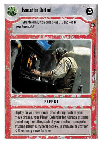 Star Wars CCG | Evacuation Control - Hoth WB | The Nerd Merchant