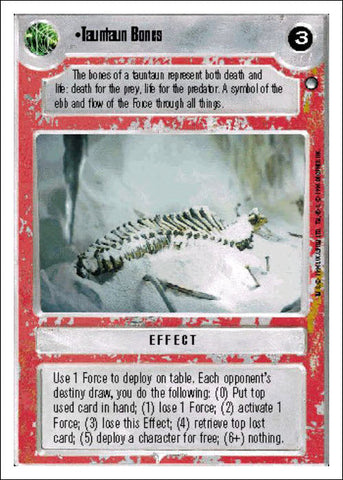 Star Wars CCG | Tauntaun Bones - Hoth WB | The Nerd Merchant