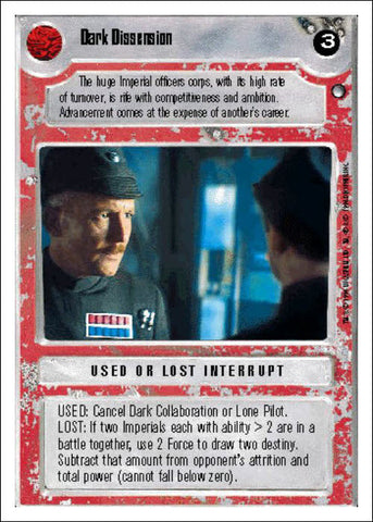 Star Wars CCG | Dark Dissension - Hoth WB | The Nerd Merchant