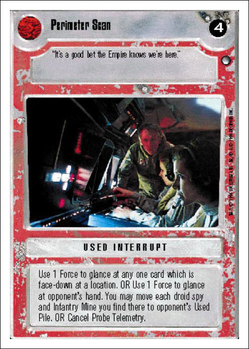 Star Wars CCG | Perimeter Scan - Hoth WB | The Nerd Merchant