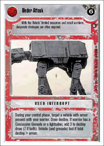 Star Wars CCG | Under Attack - Hoth WB | The Nerd Merchant