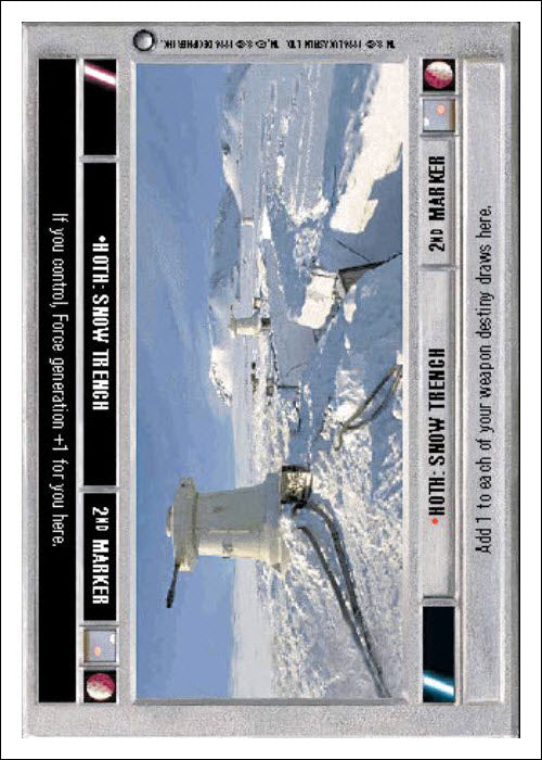 Star Wars CCG | Hoth: Snow Trench - Hoth WB | The Nerd Merchant