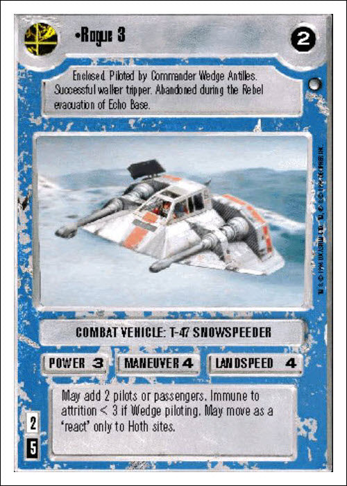 Star Wars CCG | Rogue 3 - Hoth WB | The Nerd Merchant