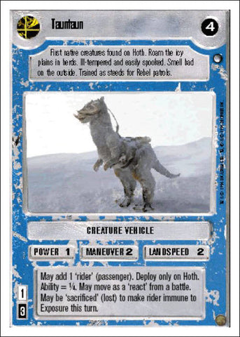 Star Wars CCG | Tauntaun - Hoth WB | The Nerd Merchant