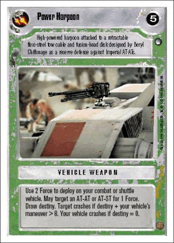 Star Wars CCG | Power Harpoon - Hoth WB | The Nerd Merchant