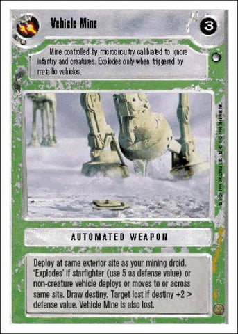 Star Wars CCG | Vehicle Mine [Light] - Hoth WB | The Nerd Merchant