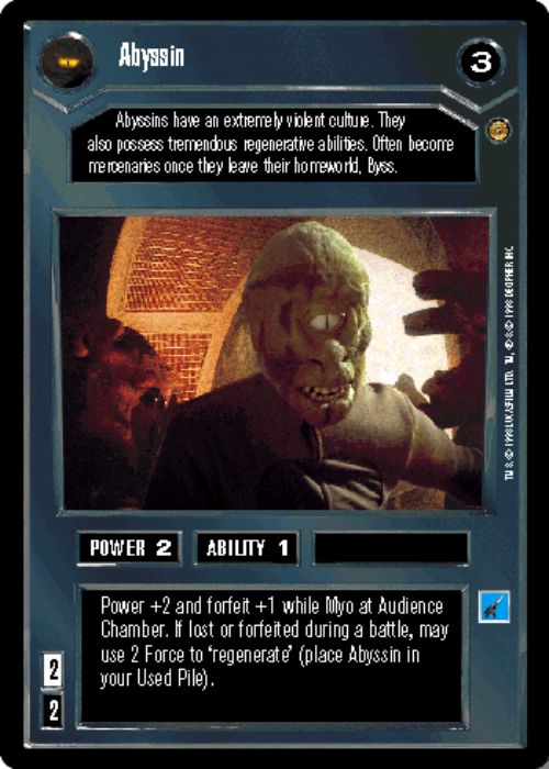 Star Wars CCG | Abyssin - Jabba's Palace | The Nerd Merchant