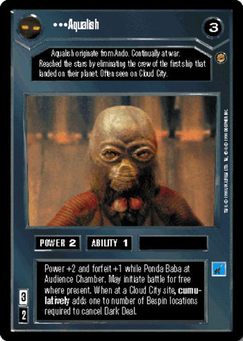 Star Wars CCG | Aqualish - Jabba's Palace | The Nerd Merchant
