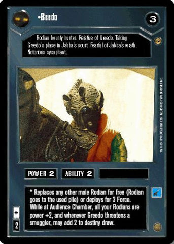 Star Wars CCG | Beedo - Jabba's Palace | The Nerd Merchant