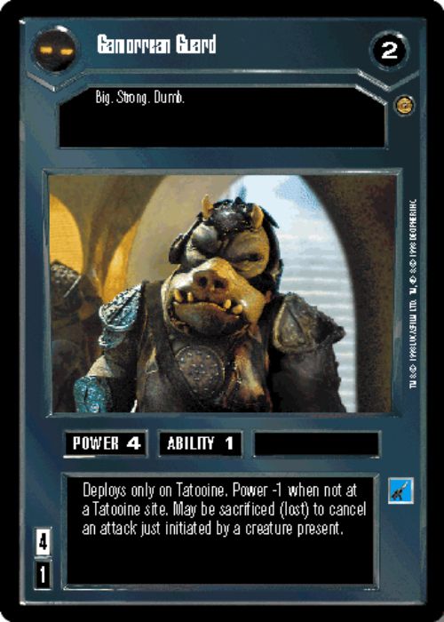 Star Wars CCG | Gamorrean Guard - Jabba's Palace | The Nerd Merchant