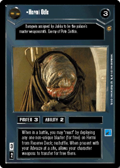 Star Wars CCG | Hermi Odle - Jabba's Palace | The Nerd Merchant