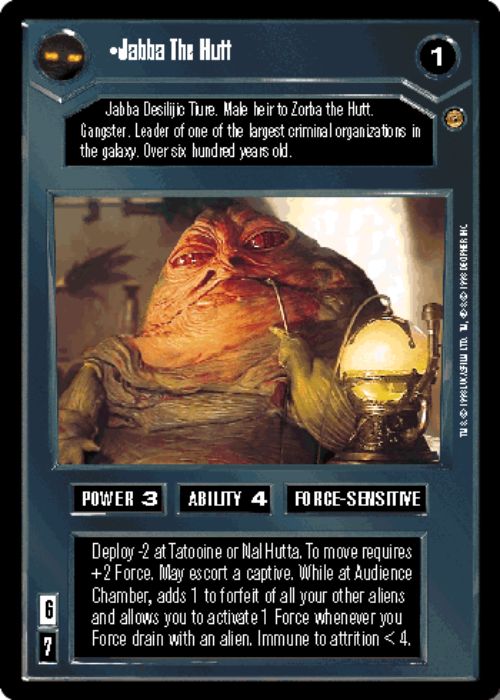 Star Wars CCG | Jabba The Hutt - Jabba's Palace | The Nerd Merchant