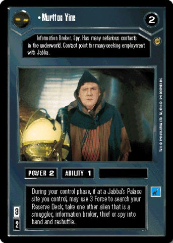 Star Wars CCG | Murttoc Yine - Jabba's Palace | The Nerd Merchant