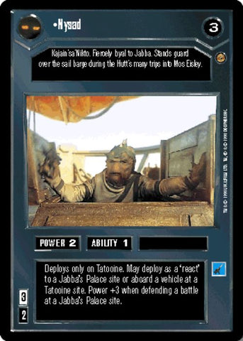Star Wars CCG | Nysad - Jabba's Palace | The Nerd Merchant