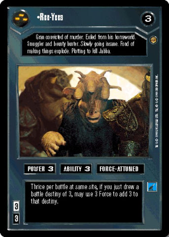 Star Wars CCG | Ree-Yees - Jabba's Palace | The Nerd Merchant