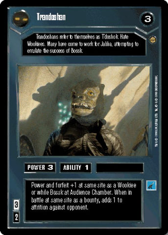 Star Wars CCG | Trandoshan - Jabba's Palace | The Nerd Merchant