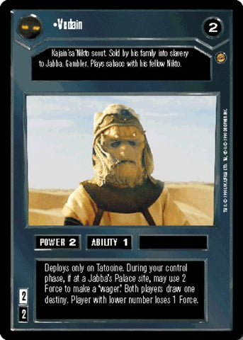 Star Wars CCG | Vedain - Jabba's Palace | The Nerd Merchant