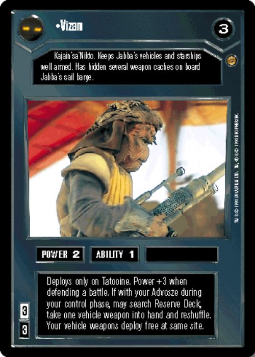 Star Wars CCG | Vizam - Jabba's Palace | The Nerd Merchant